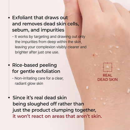 Peel Shot Glow Ampolla Exfoliante de Arroz - Removedor de puntos negros