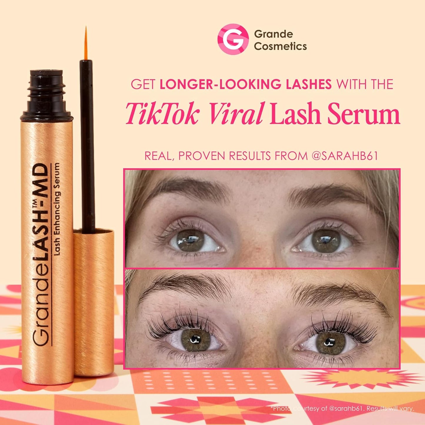 GrandeLASH-MD Serum Potenciador de Pestañas