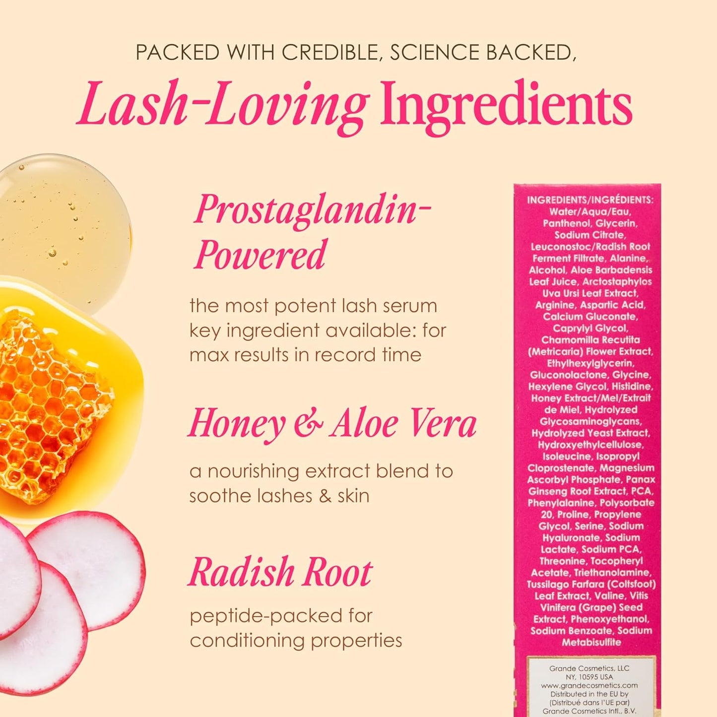 GrandeLASH-MD Serum Potenciador de Pestañas