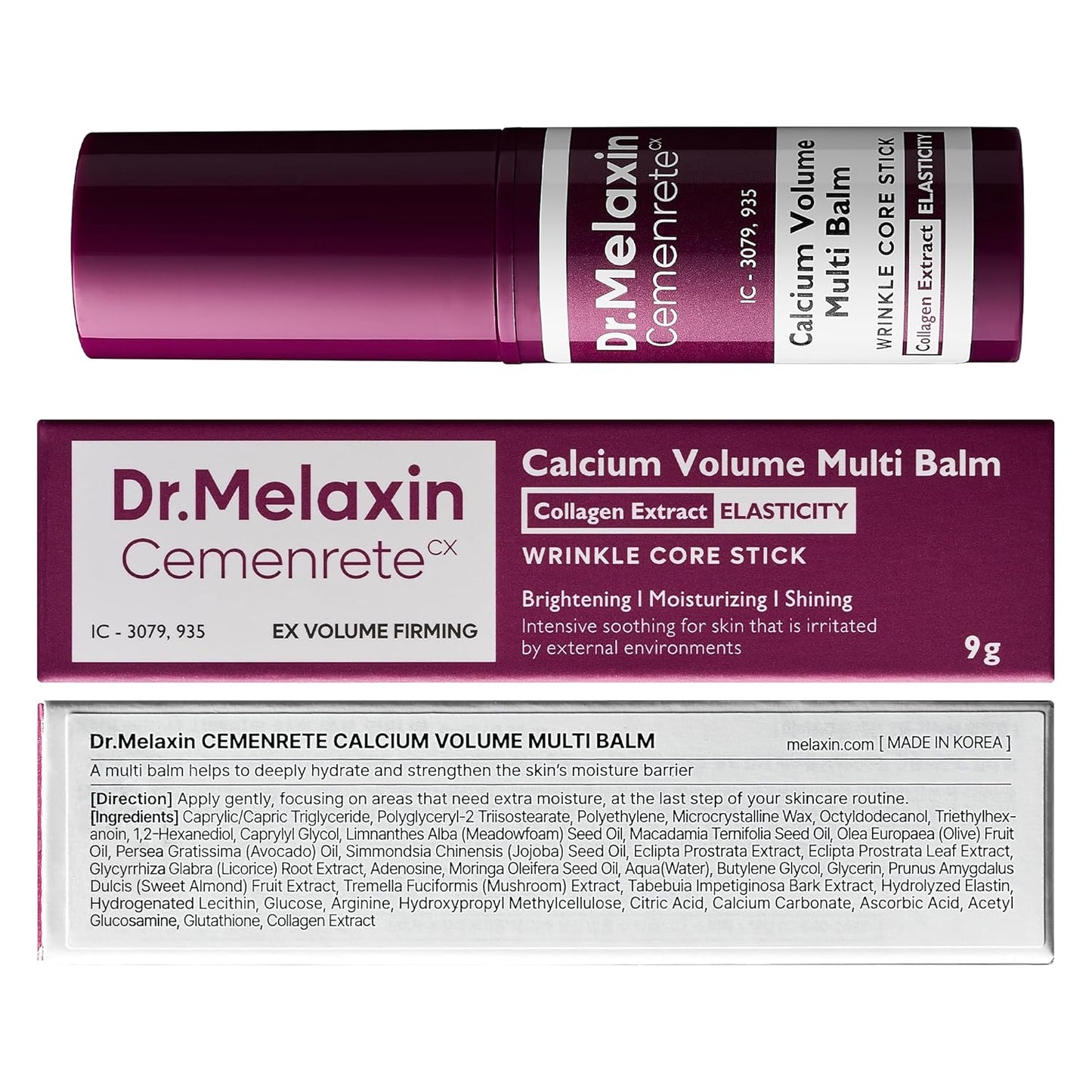 Dr. Melaxin Cemenrete Stick de Vitamina D y Calcio para ojos y rostro
